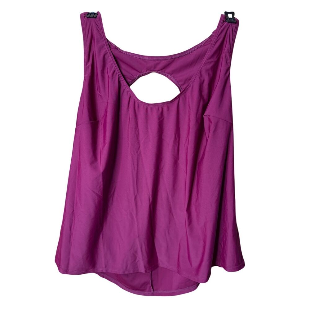 Holipick Swim Top Size 24W in Burgundy